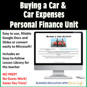 Buying a Car and Car Expenses Unit