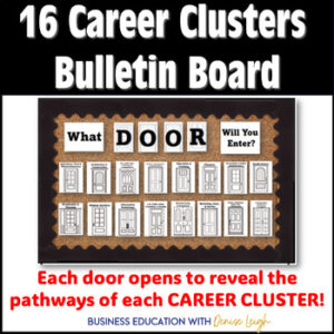 16 Career Cluster Door Bulletin Board