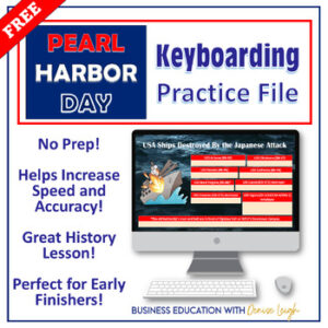 Pearl Harbor Keyboarding Practice File