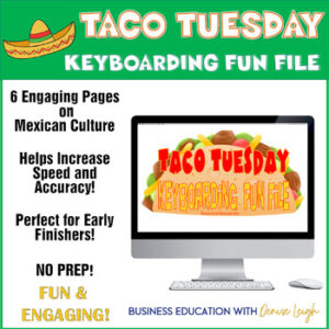 Taco Tuesday Fun Keyboarding Practice