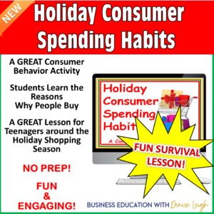 Christmas Holiday Consumer Behavior Activity