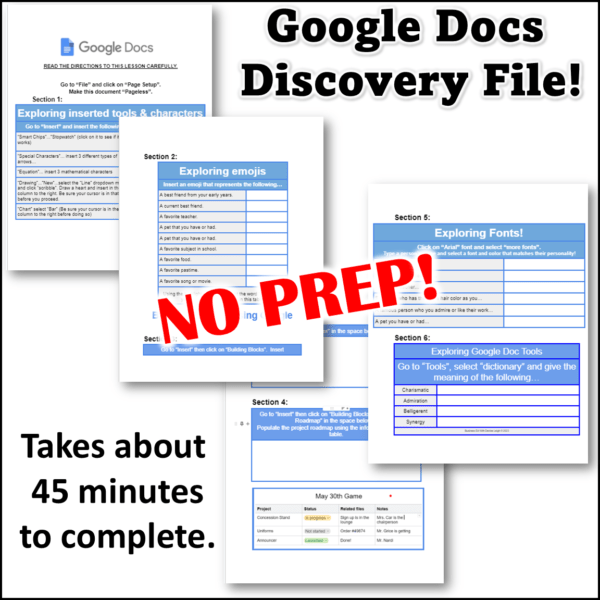 Google Docs Discovery