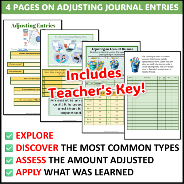 Accounting Adjusting Entries