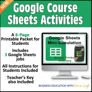 Google Sheets Lesson