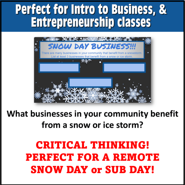 Snow Day Businesses