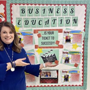 Ticket to Success Bulletin Board