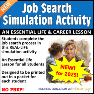 Job Search Simulation Activity