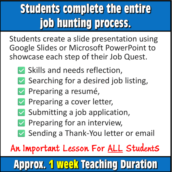 Job Search Simulation Activity