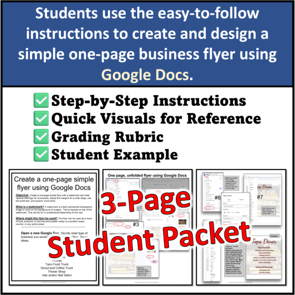 Create a Flyer in Google Docs