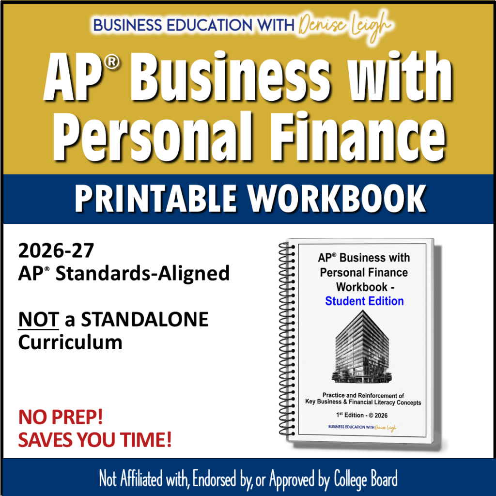 AP Business with Personal Finance Workbook