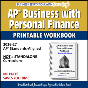 AP Business with Personal Finance Workbook