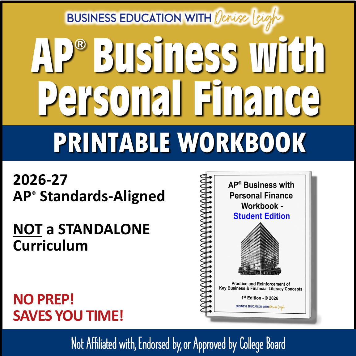 AP Business with Personal Finance Workbook
