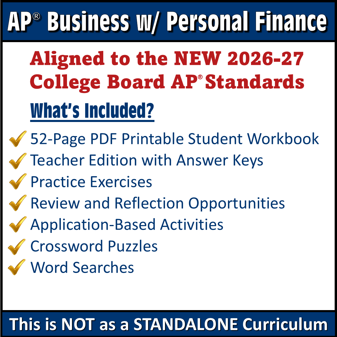 AP Business with Personal Finance Workbook