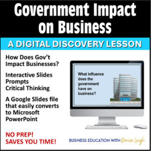 Government Impact on Business Lesson