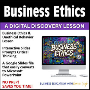 Business Ethics - Ethical Decision Making Workplace Scenarios Activity AP Lesson
