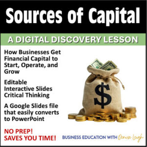 Sources of Capital Lesson