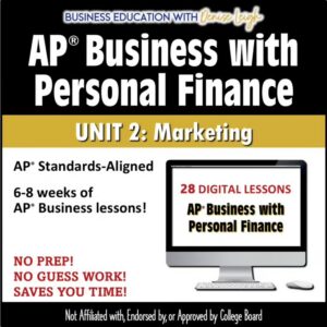 AP Business with Personal Finance - Unit 2 lessons