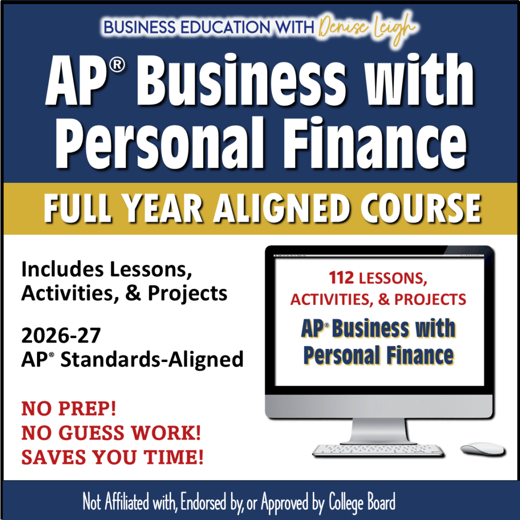 AP Business with Personal Finance Course