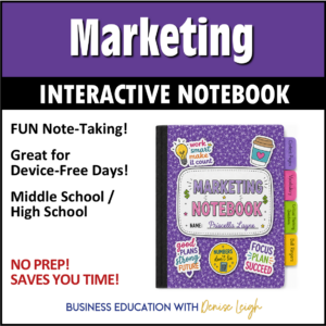 Marketing Interactive Notebook