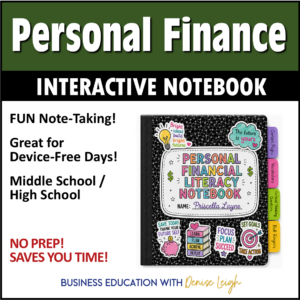 Personal Finance Interactive Notebook