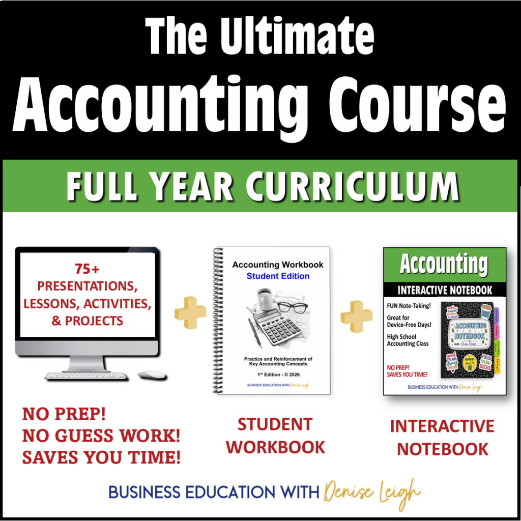 high school accounting curriculum