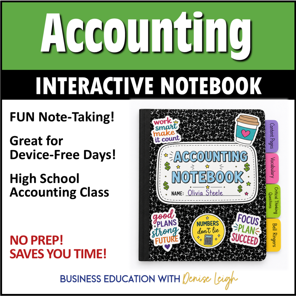 Accounting Interactive Notebook