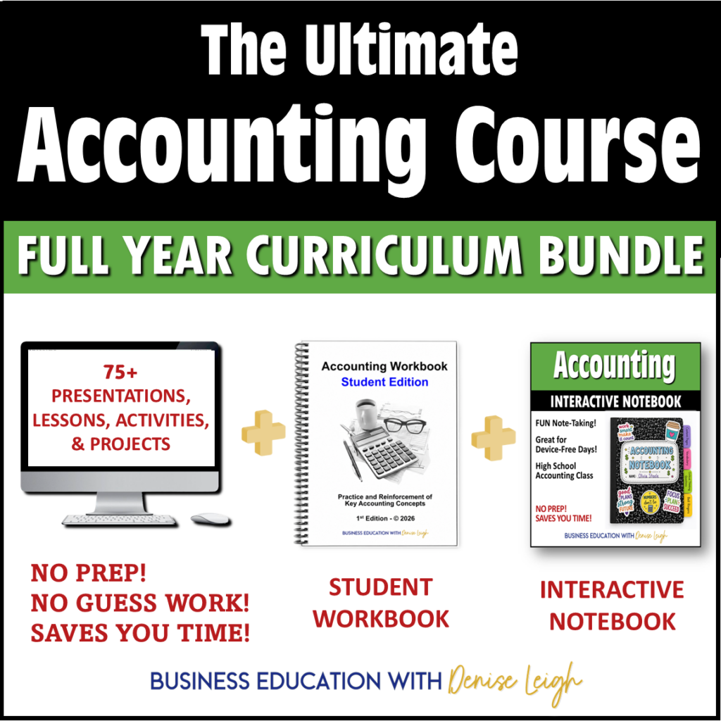 high school accounting curriculum