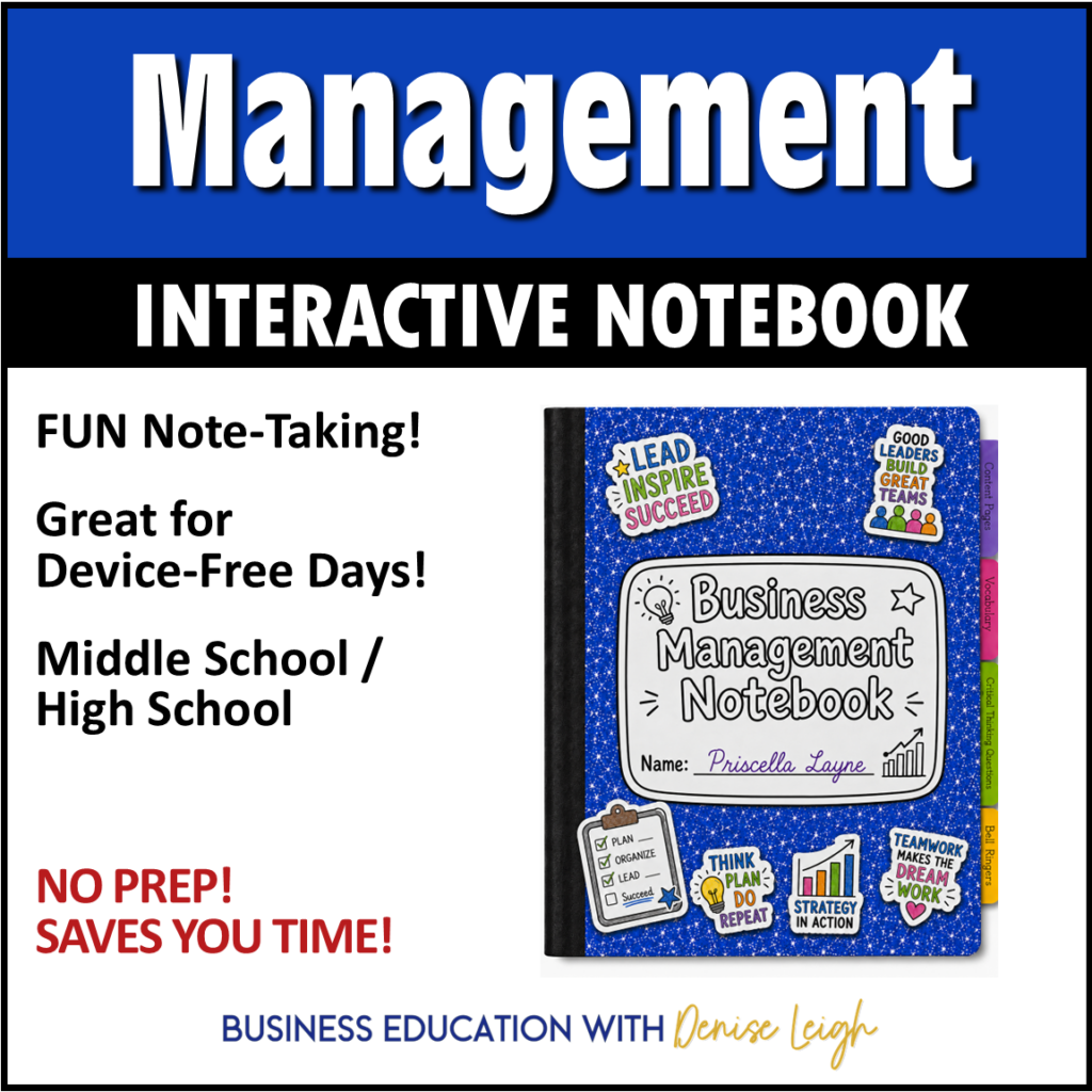 Management Interactive Notebook