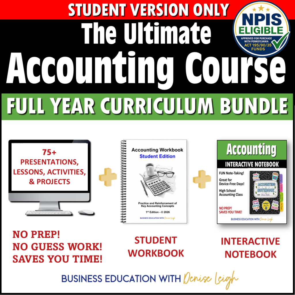 Accounting Full Year Course - NPIS version