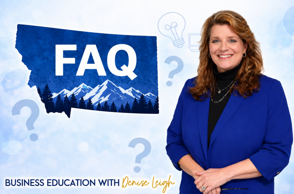 Denise Leigh Montana Professional Development FAQ